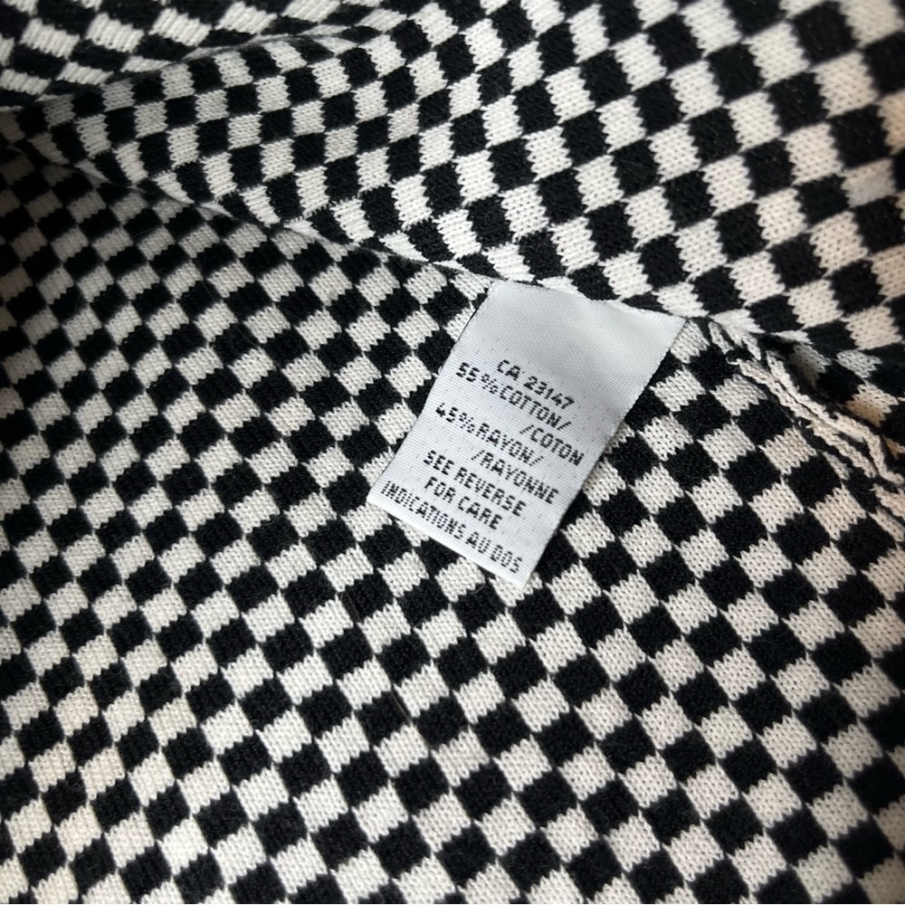 Talbots Checkered Sleeveless Top Size S - Picture 4 of 5